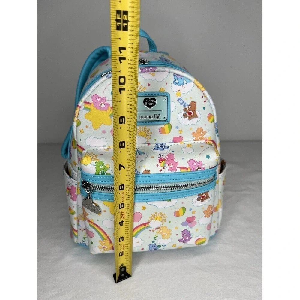 NWT Loungefly Care Bears Rainbow Colorful Mini Backpack